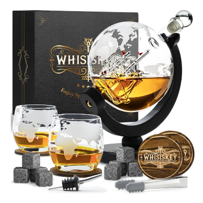 Whisiskey Whiskey Globe Set